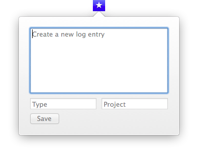 Logger-TXT OSX Menu Bar UI March 17